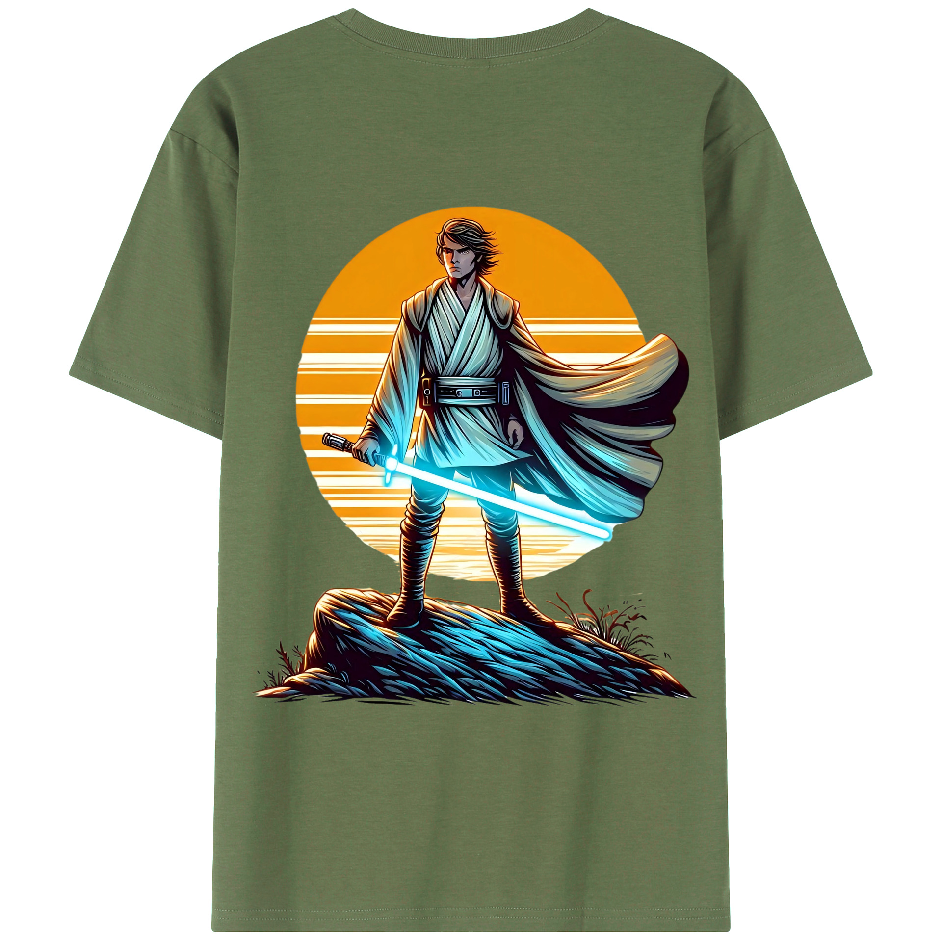 （画像用） スター・ウォーズ Star Wars 綿100％ メンズ半袖Tシャツ（バックプリント） 通気性
